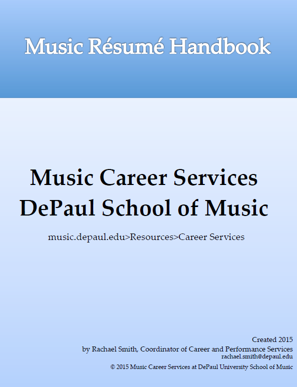 SOM Resume Handbook 2015