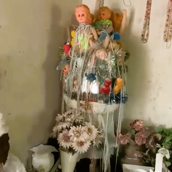 Typical Mami-Wata shrine in Nigeria