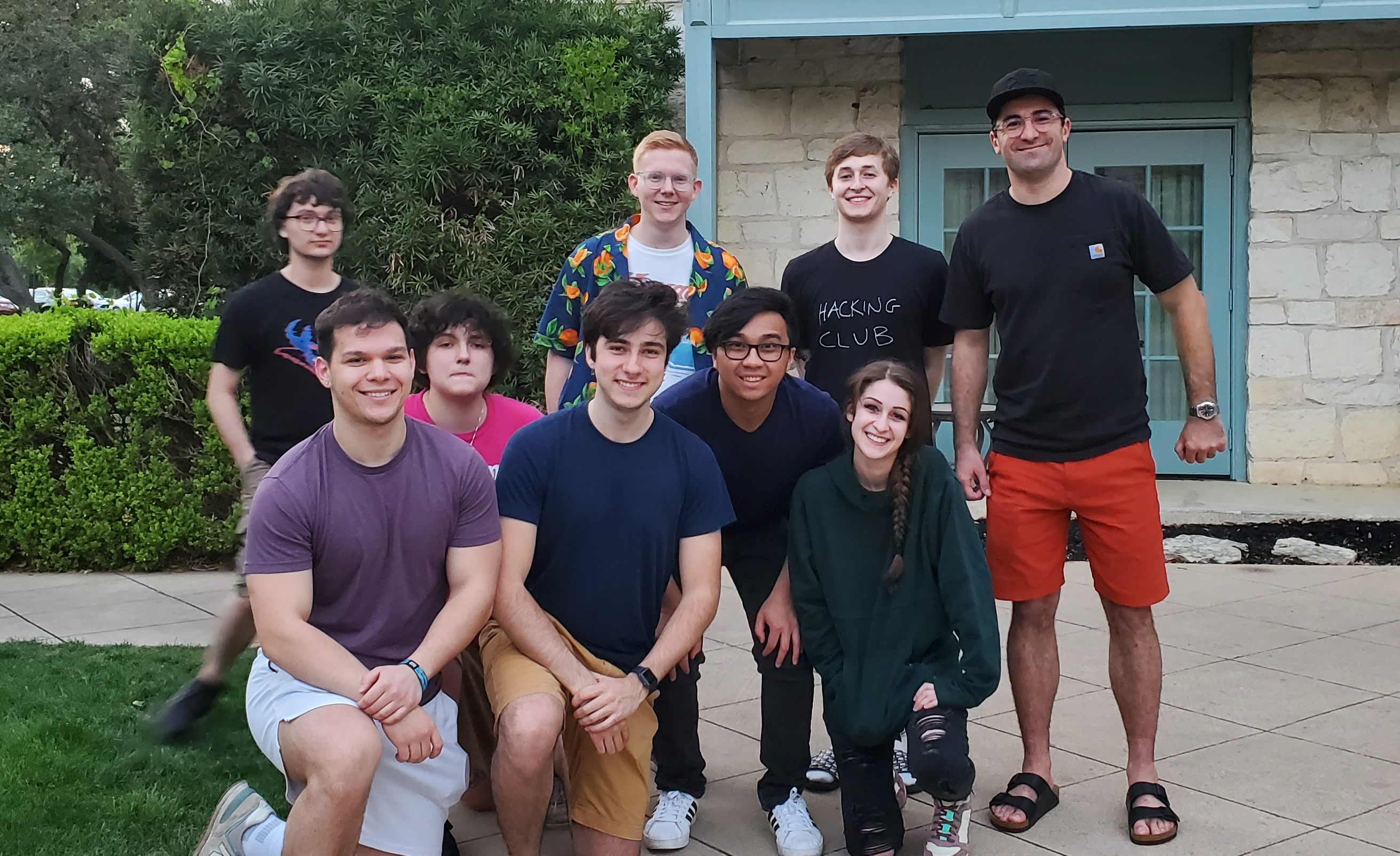 DePaul's Security Daemons team pose for a photo