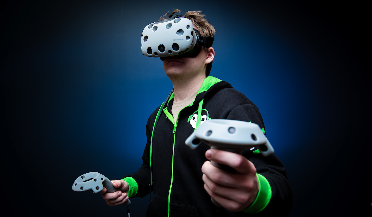 The Virtual and Augmented Reality Communication Lab (VARC) houses state-of-the-art equipment for virtual and augmented reality. At the VARC Lab, we want to help people learn how to effectively and ethically communicate in VR and AR.