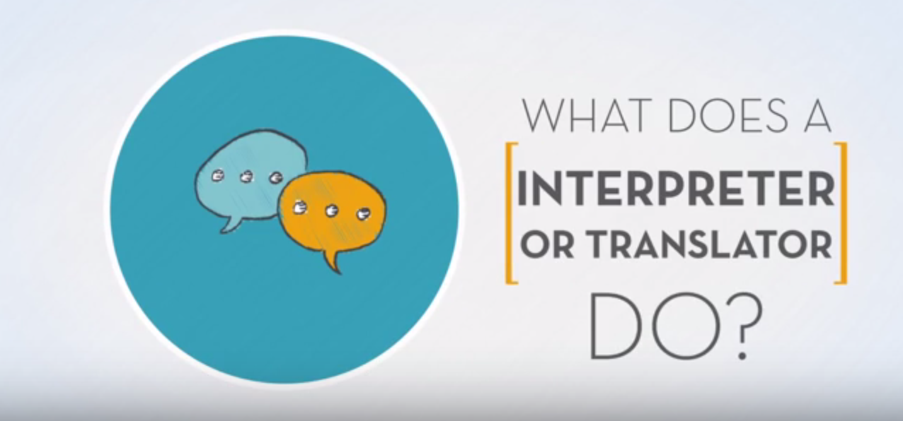 What do translators and interpreters do?