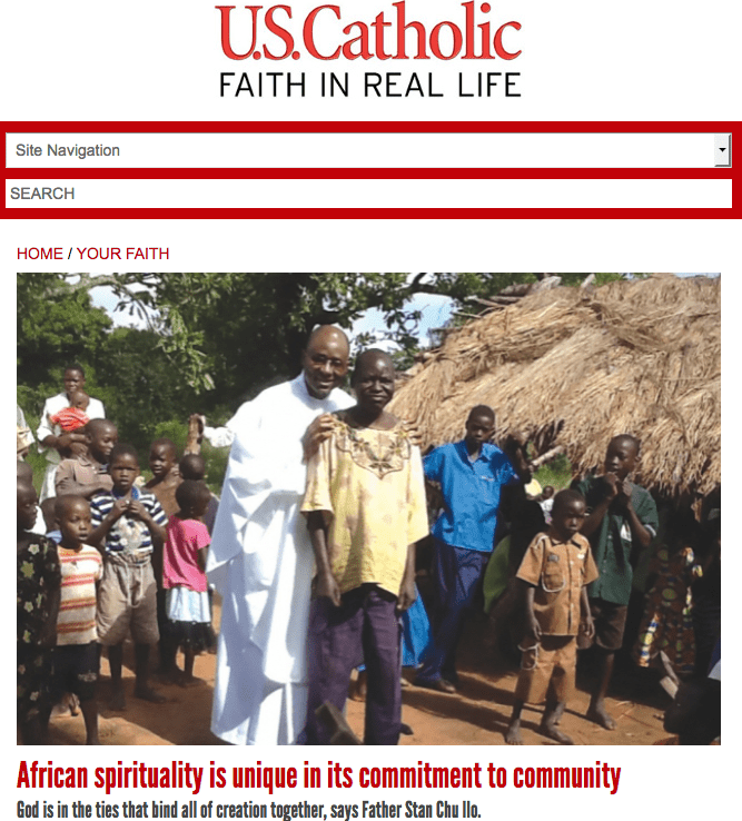 U.S. Catholic interview with Stan Chu Ilo