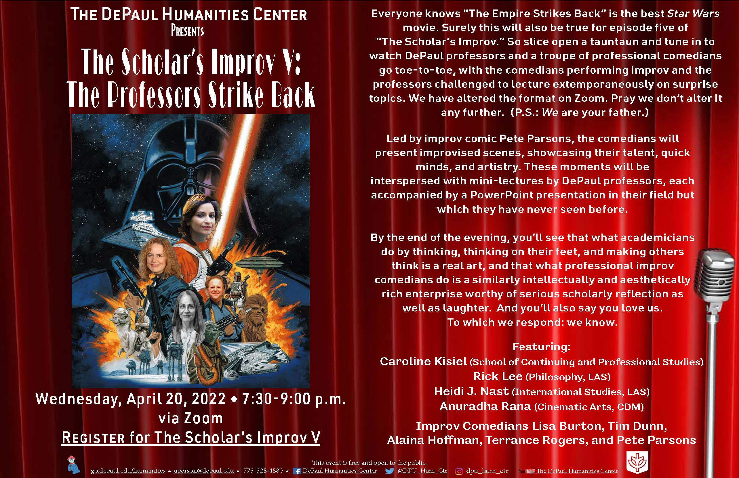 The Scholars Improv V Poster