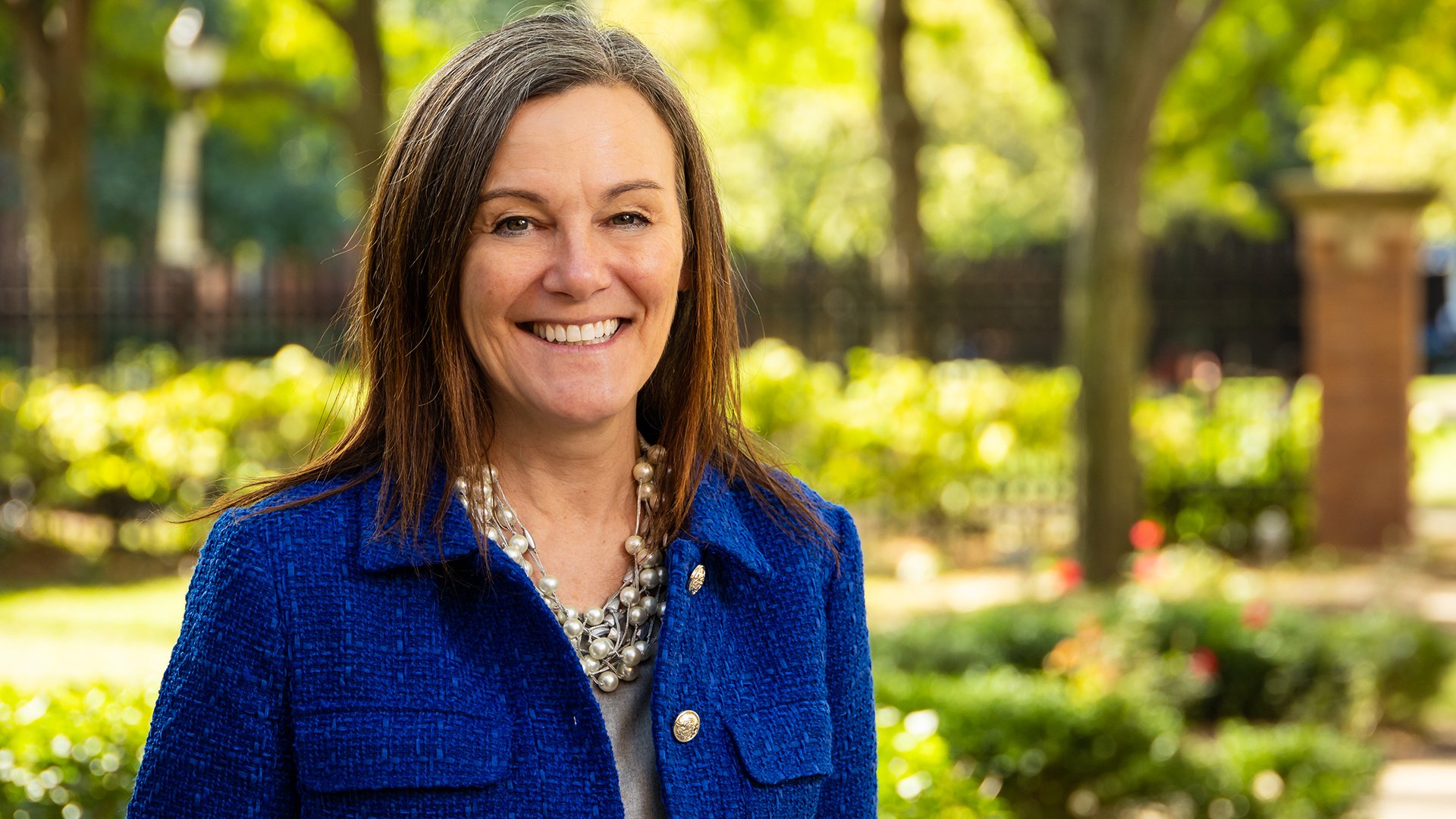 Dean Jennifer Mueller. (Photo by Jeff Carrion/DePaul University)