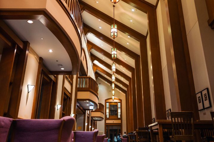 Interior of a building.