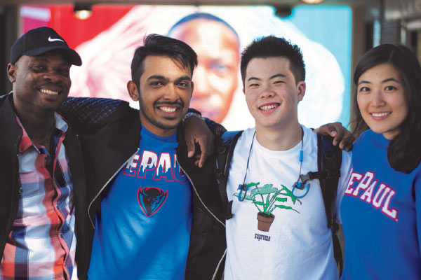 ELA students in a group