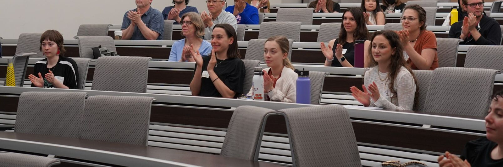 Audience at Degutis lecture.
